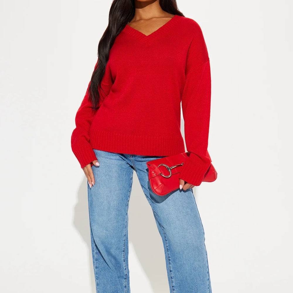 Red Sweater❤️ - Picture 2 of 5